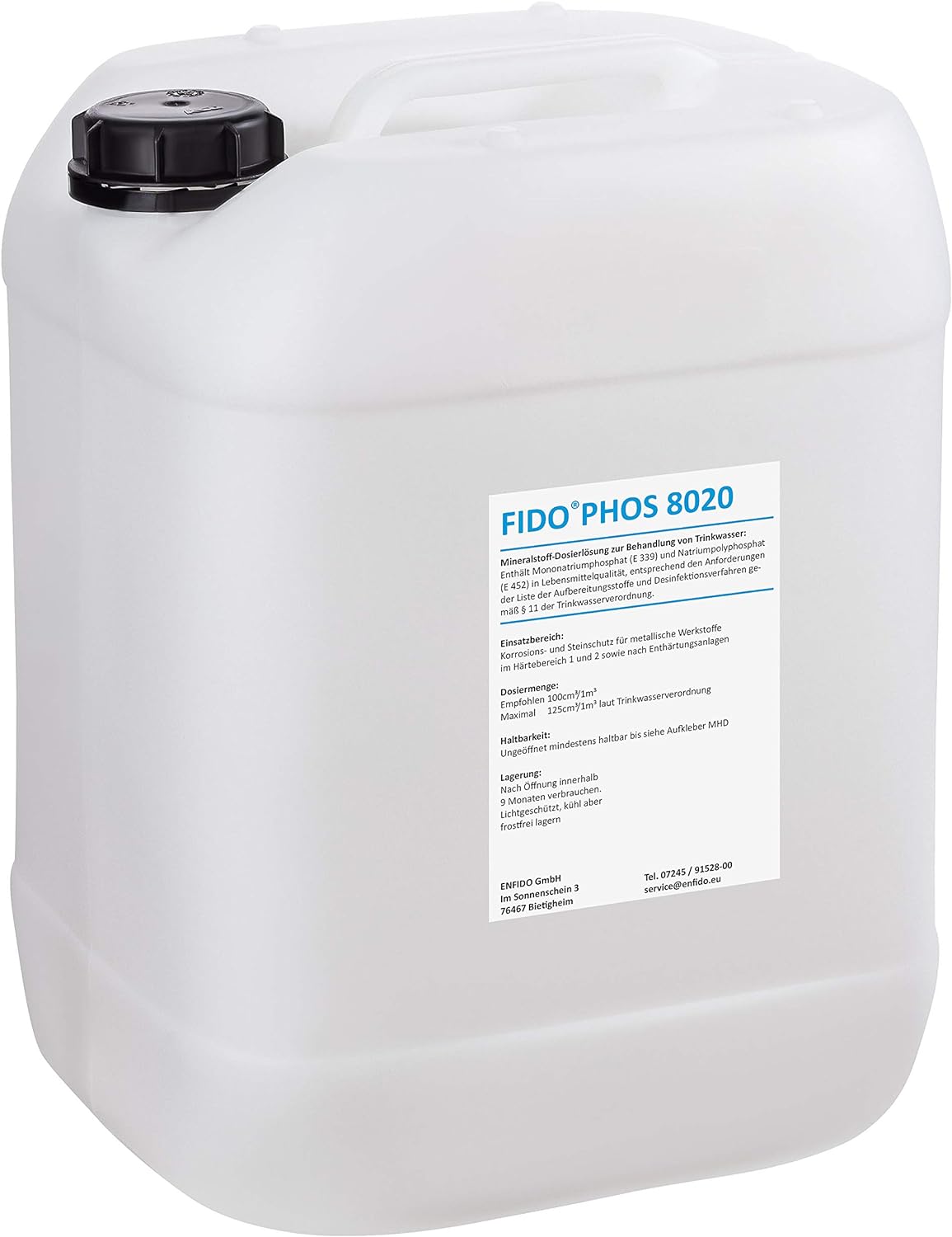 FIDOPHOS 8020 Dosierlösung (im 10 Ltr. und 20 Ltr. Kanister erhältlich)