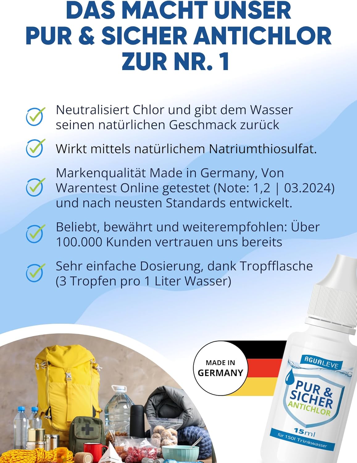 AGUALEVE® Antichlor 15 ml