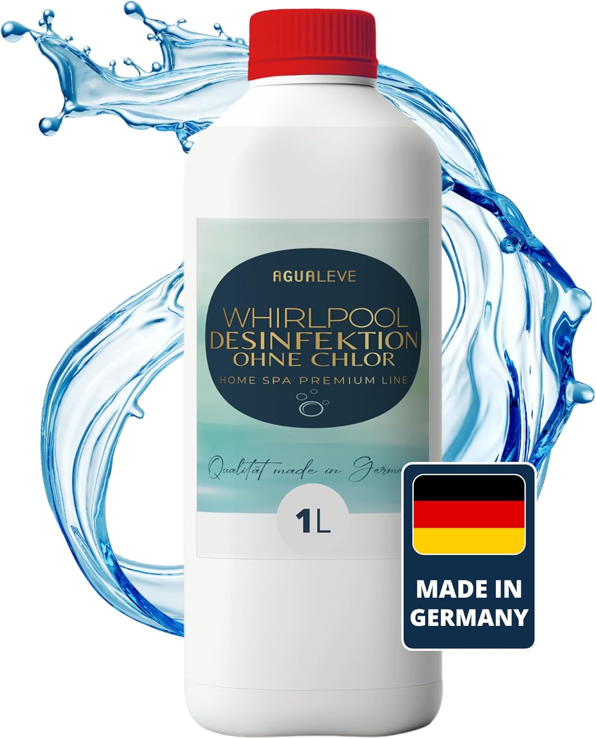 AGUALEVE® Whirlpooldesinfektion ohne Chlor 1 Ltr.