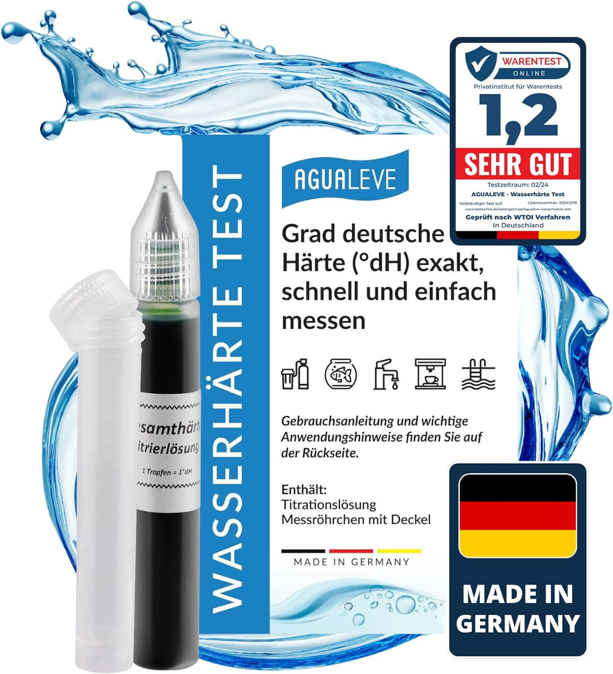 Wasserhärte Test