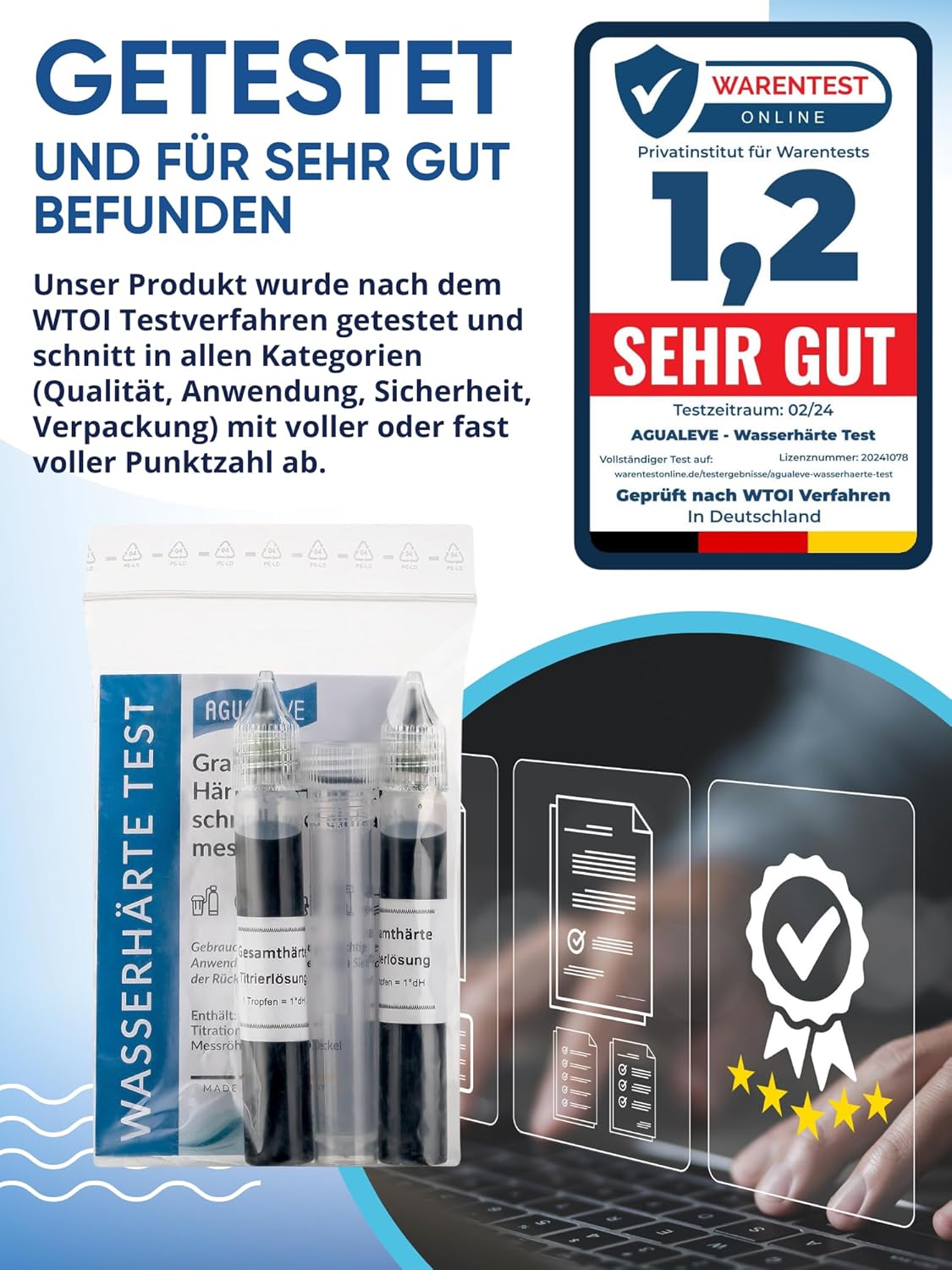 Wasserhärte Test