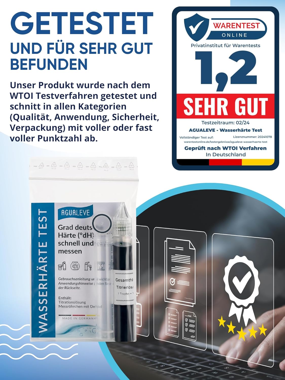 Wasserhärte Test