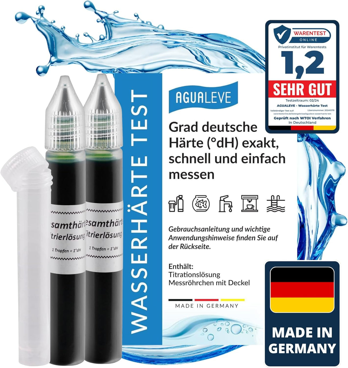 Wasserhärte Test