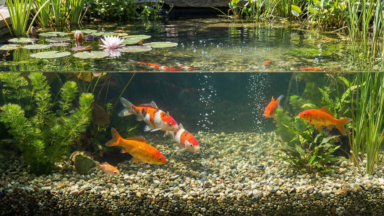 Teichschlamm entfernen ohne Sauger: Biologische Lsung  Agualeve