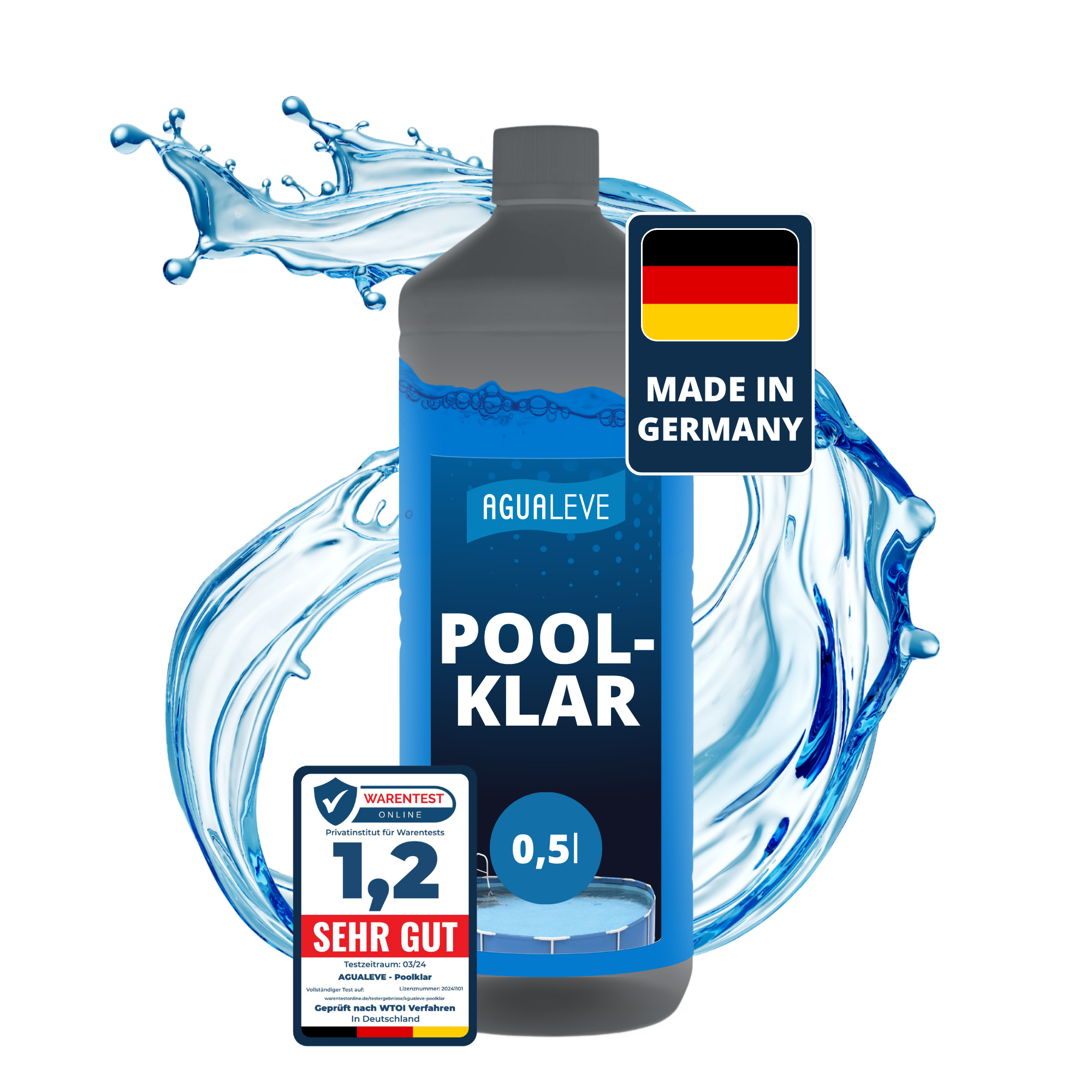 Poolklar für kristallklares Wasser