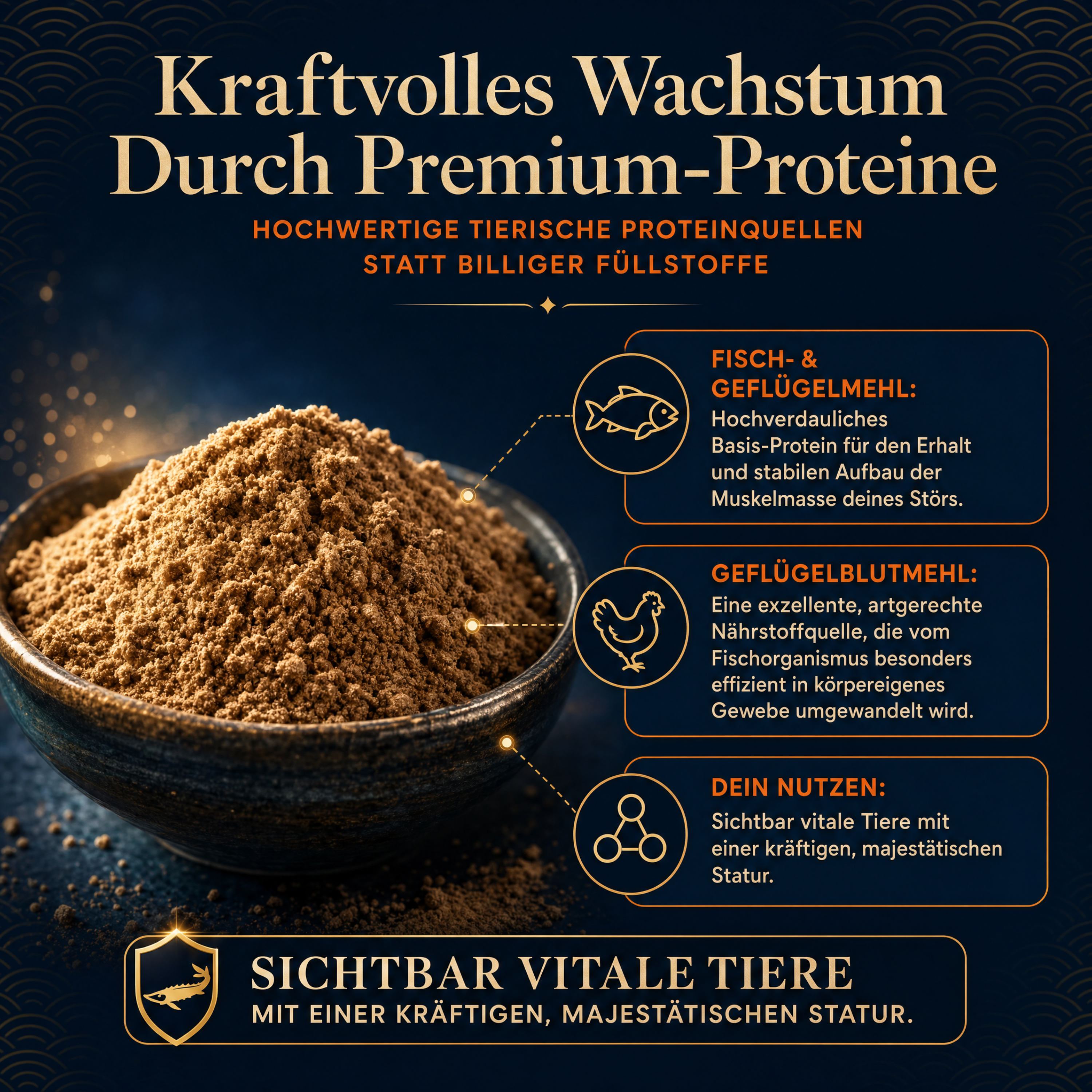 PRO STÖR Störfutter Pellets ganzjährig | sinkende Pellets 4,5 mm