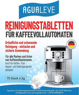 Reinigungstabletten für Kaffeevollautomaten (als 25 Stück, 50 Stück und 75 Stück erhältlich)