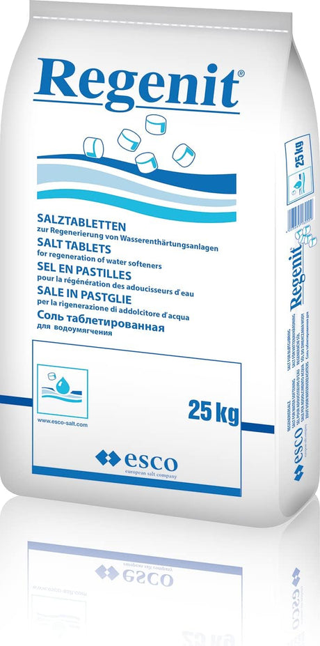 REGENIT Salztabletten für Wasserenthärtungsanlagen (als 20x 25kg und 40x 25kg erhältlich)