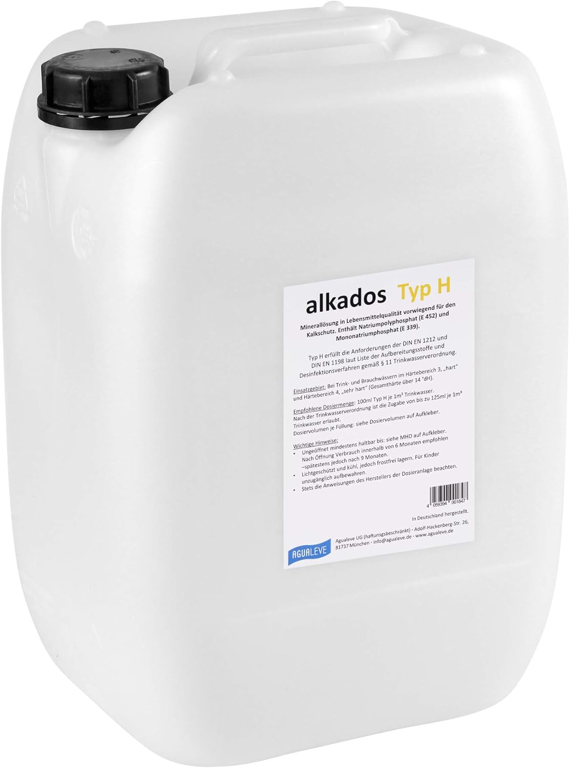 alkados Typ H Dosierlösung (im 10 Ltr. und 20 Ltr. Kanister erhältlich)
