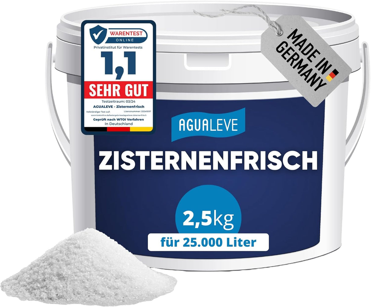 AGUALEVE® Zisternenfrisch  (als 0,5 Kg, 1 Kg, 2,5 Kg und 5 Kg erhältlich)