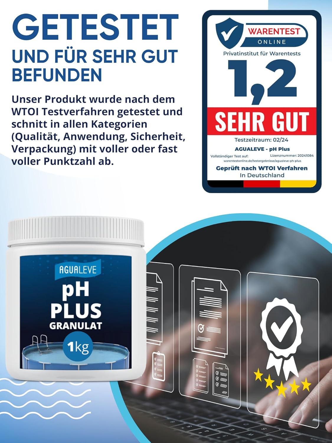 AGUALEVE® pH Plus Granulat 1kg