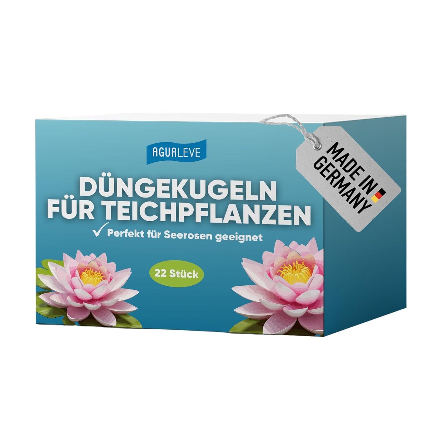 22 Düngekugeln für Teichpflanzen perfekt für Seerosen