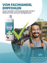 Teichklar (1 l oder 5 l ) Teichwasser klar bekommen mit AGUALEVE®