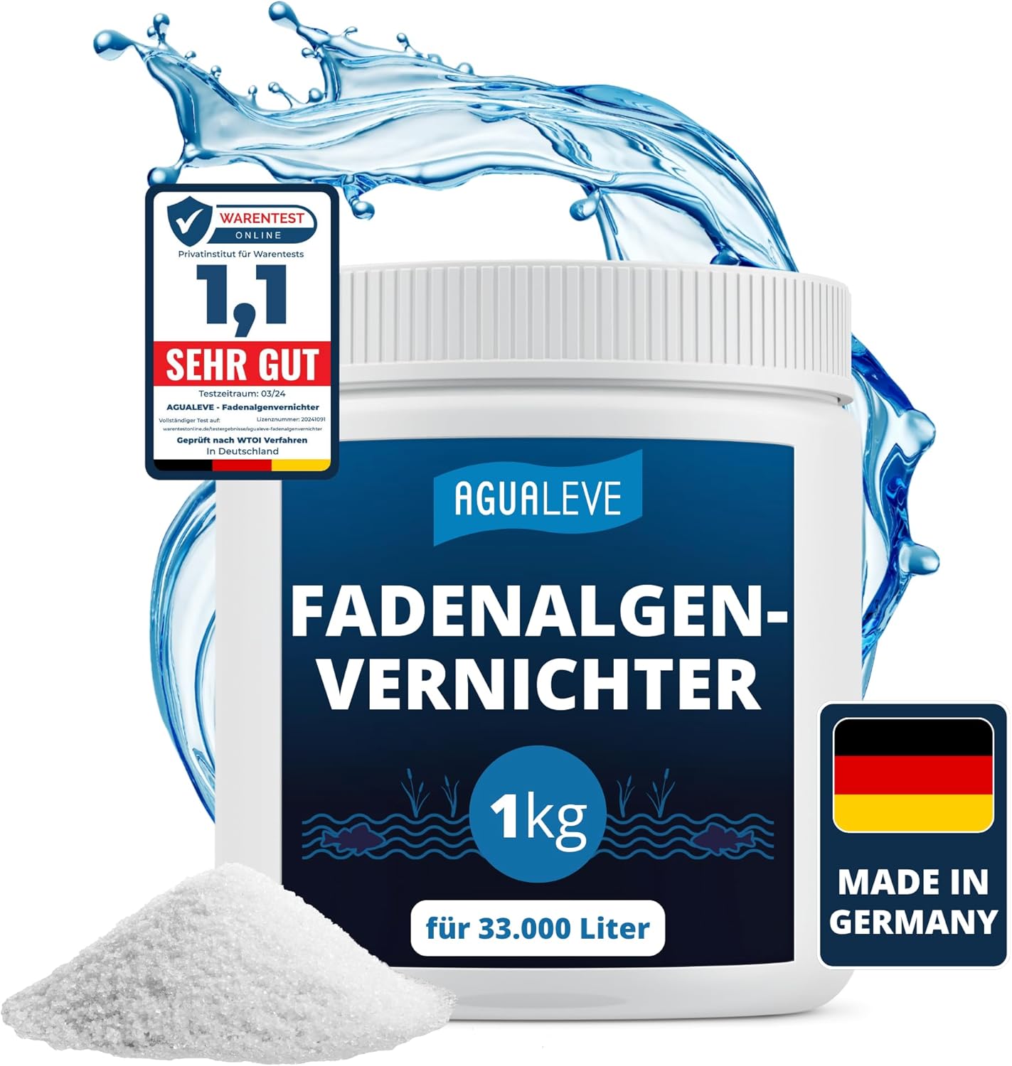 Fadenalgenvernichter 1kg AGUALEVE