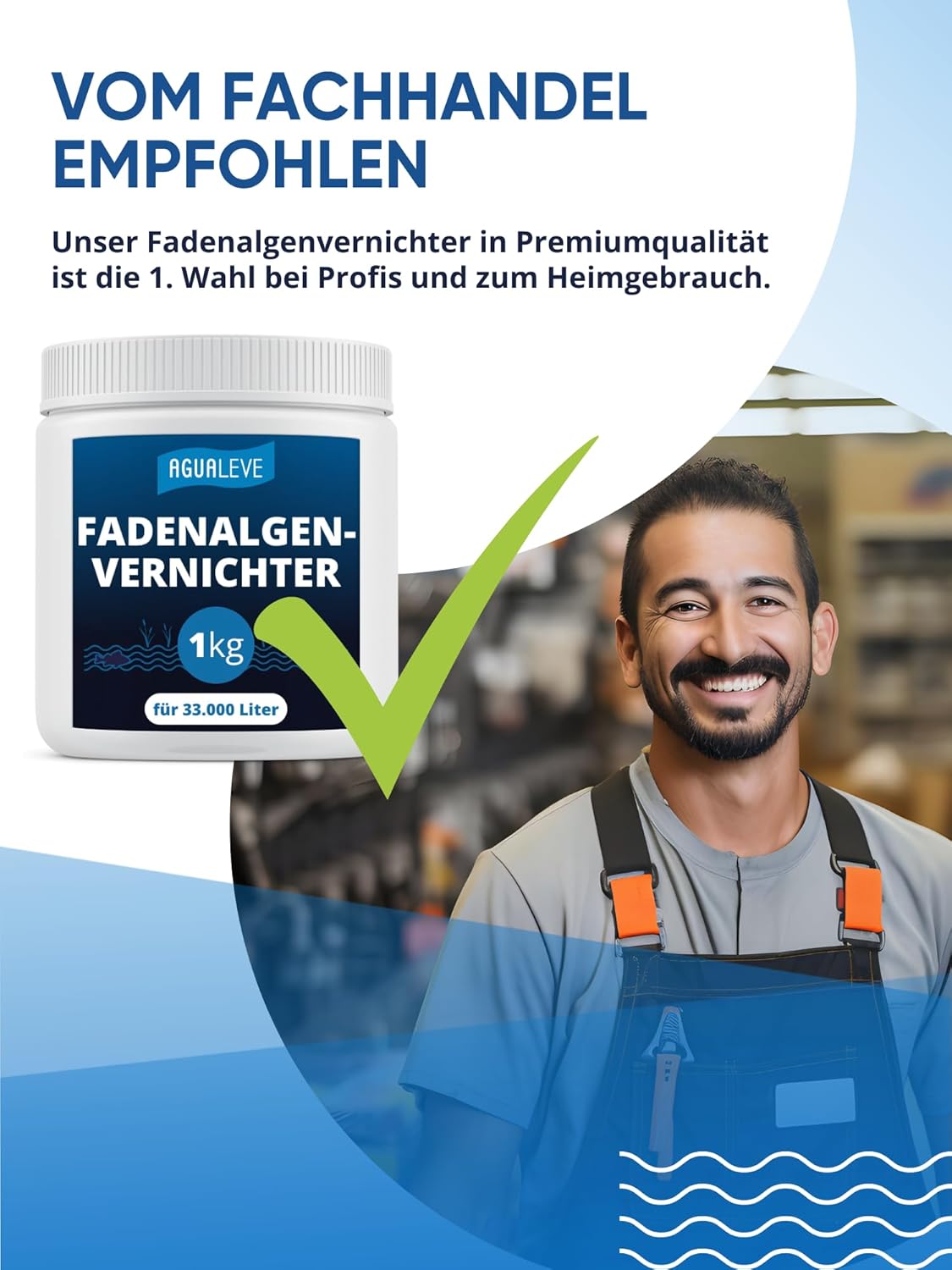 Fadenalgenvernichter 1kg AGUALEVE