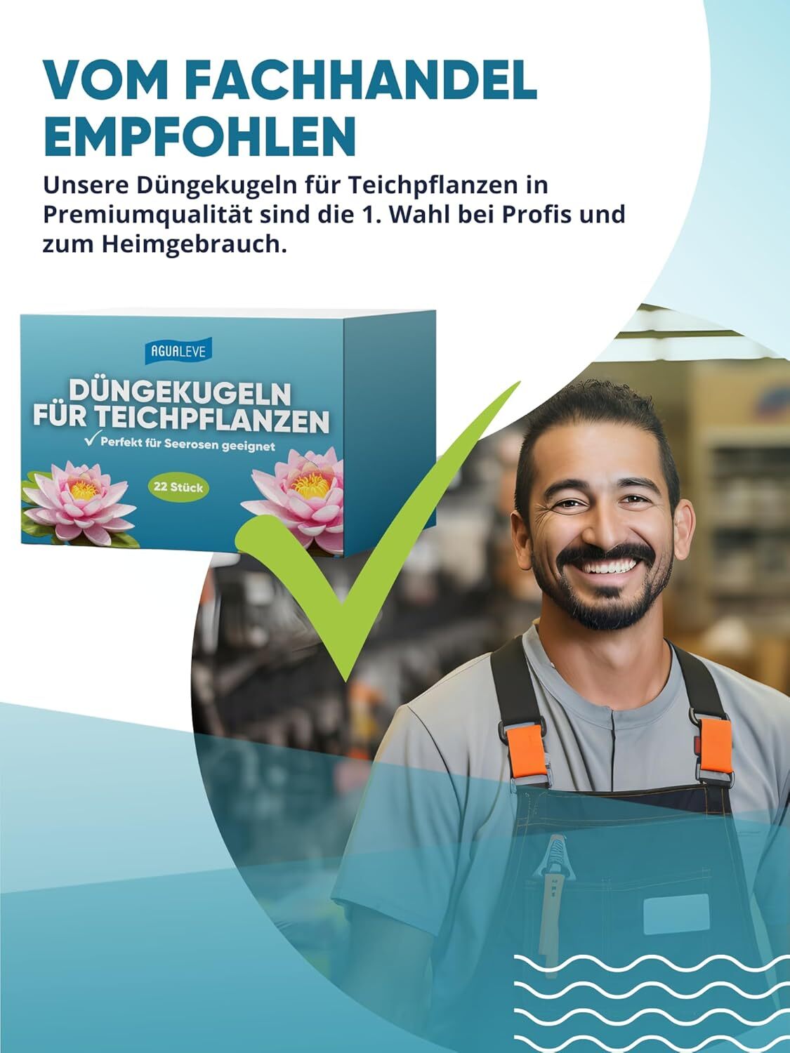 22 Düngekugeln für Teichpflanzen perfekt für Seerosen