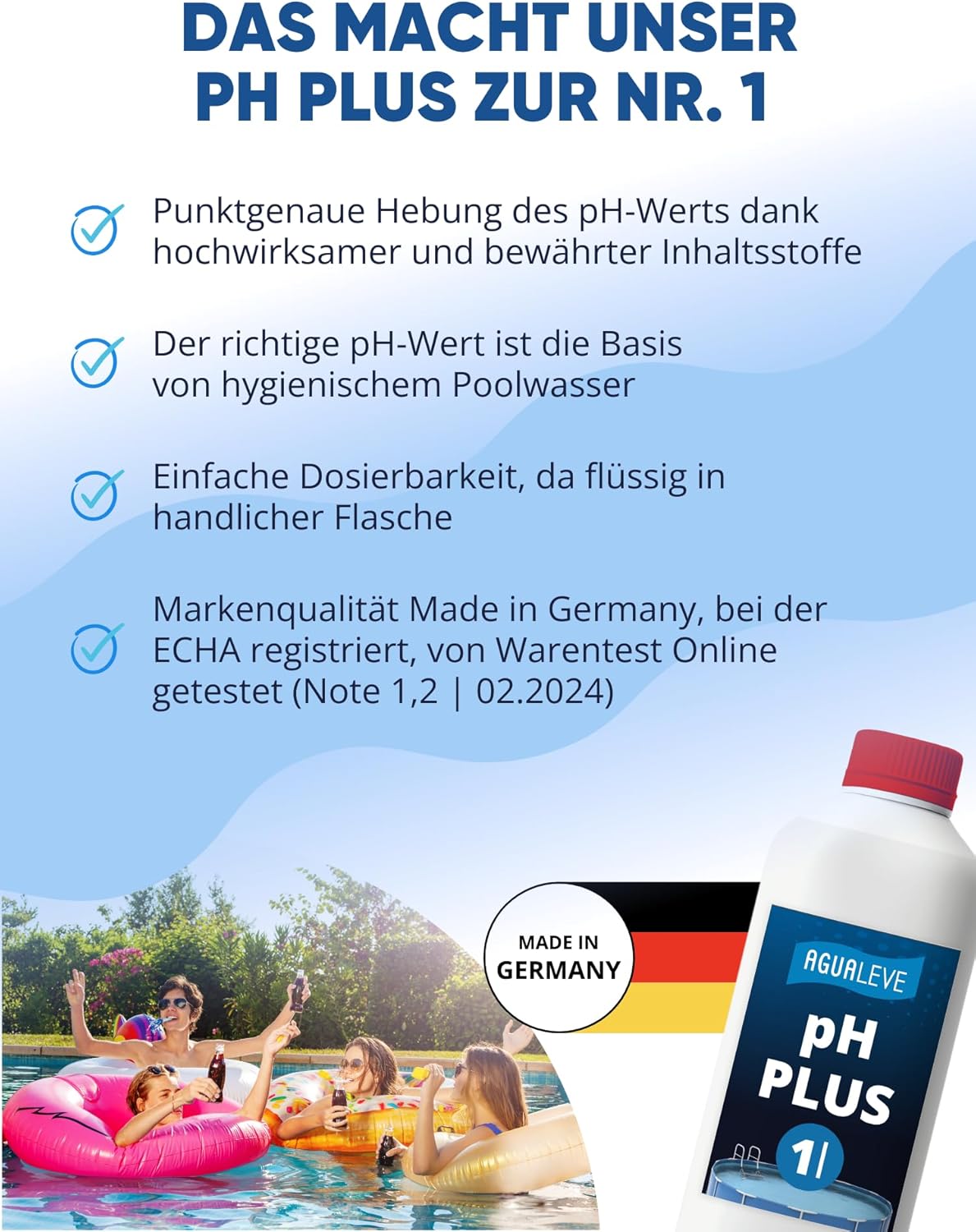 AGUALEVE® pH Plus 1 Ltr.