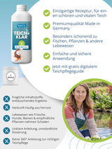 Teichklar (1 l oder 5 l ) Teichwasser klar bekommen mit AGUALEVE®