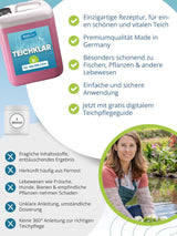 Teichklar (1 l oder 5 l ) Teichwasser klar bekommen mit AGUALEVE®