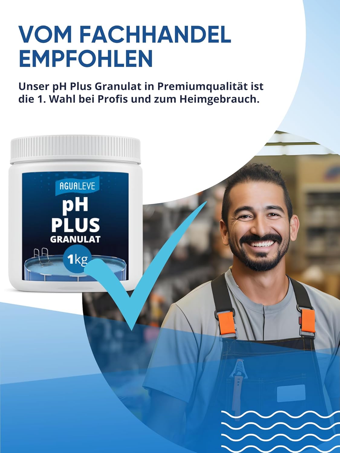 AGUALEVE® pH Plus Granulat 1kg