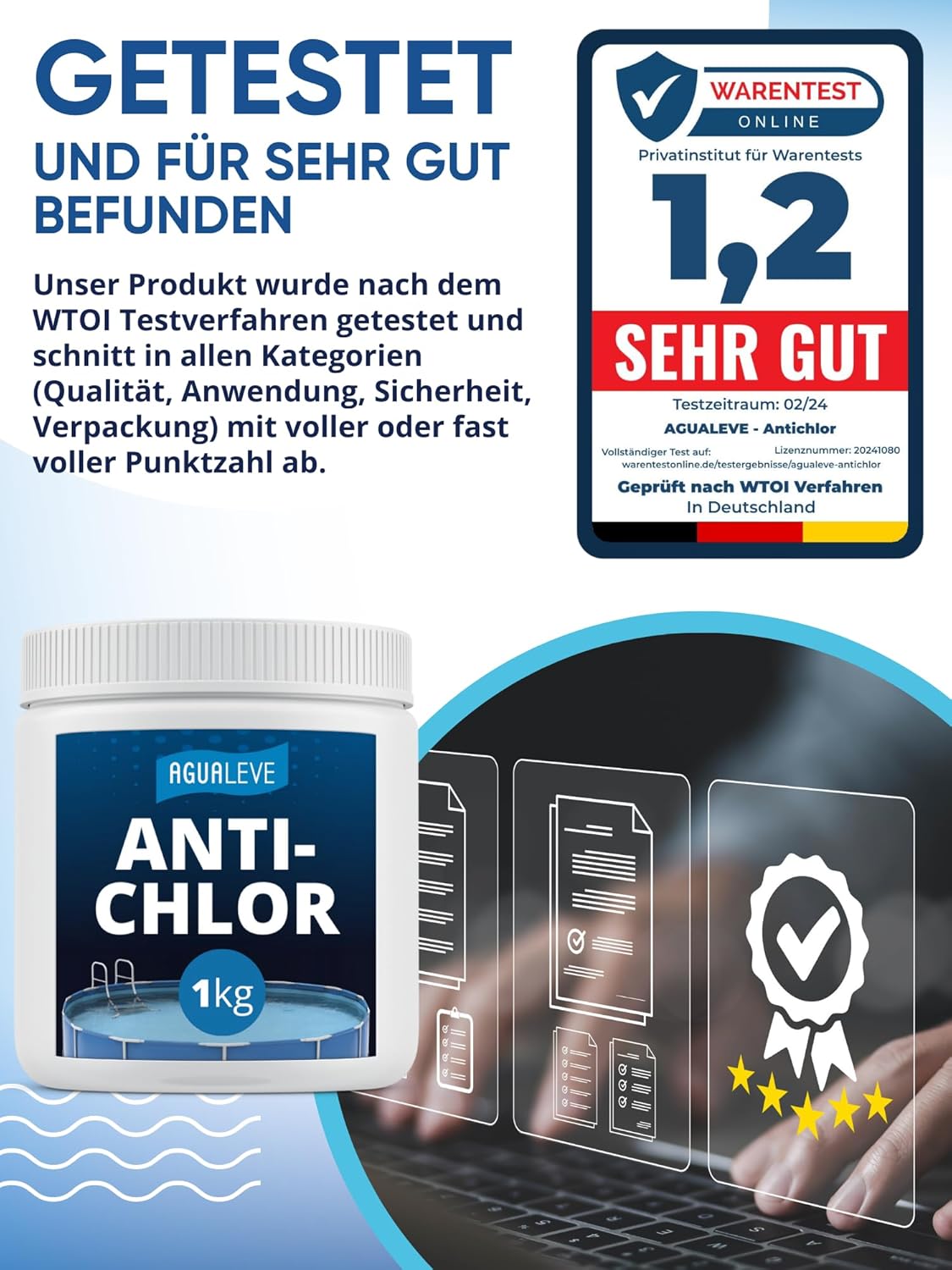 AGUALEVE® Antichlor 1kg