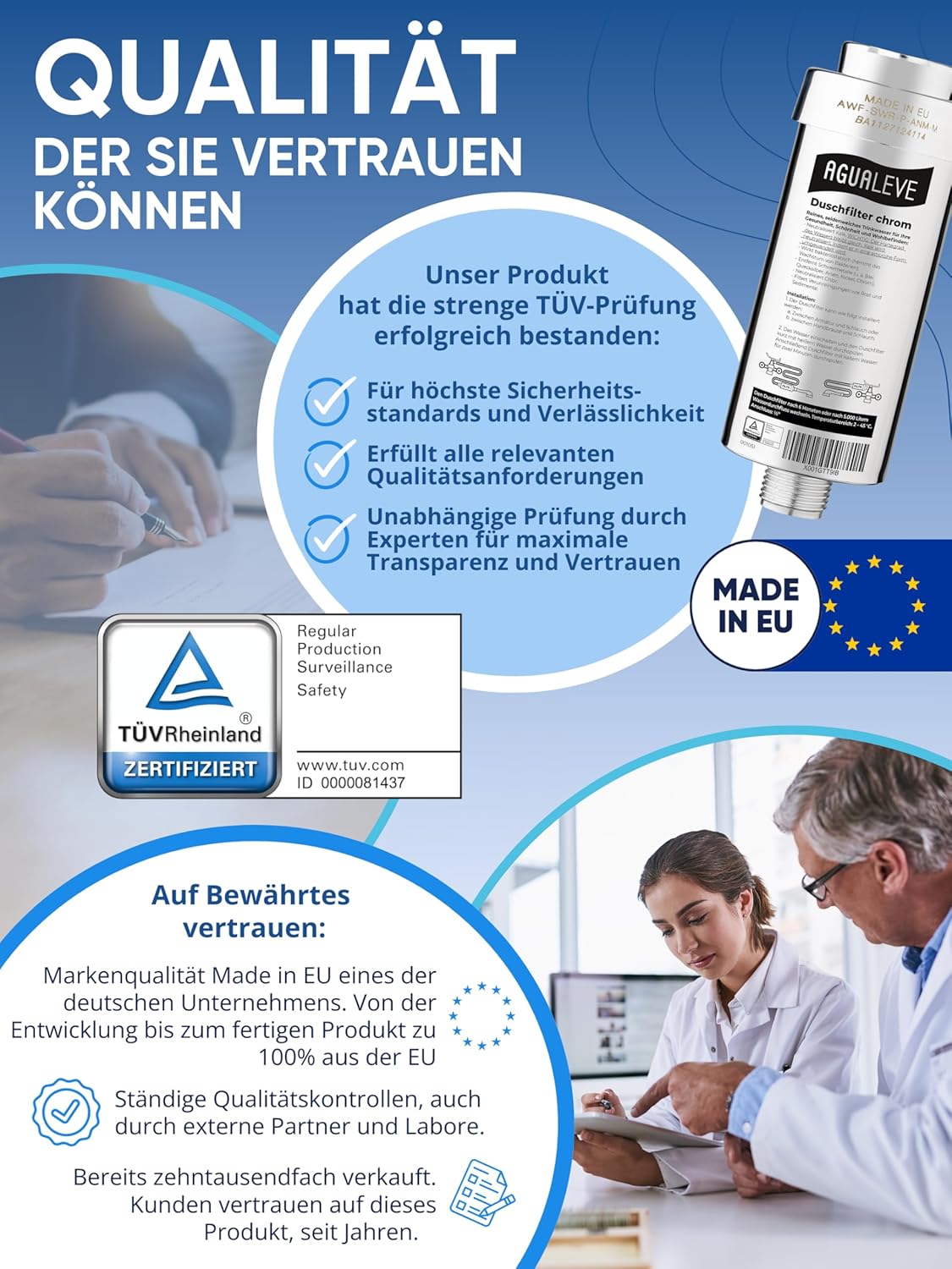 Duschfilter gegen Kalk, Schwermetalle & mehr