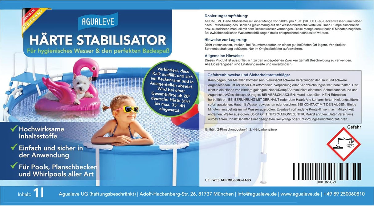 AGUALEVE Härte Stabilisator 1 Ltr.