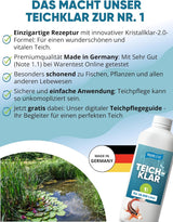 Teichklar (1 l oder 5 l ) Teichwasser klar bekommen mit AGUALEVE®
