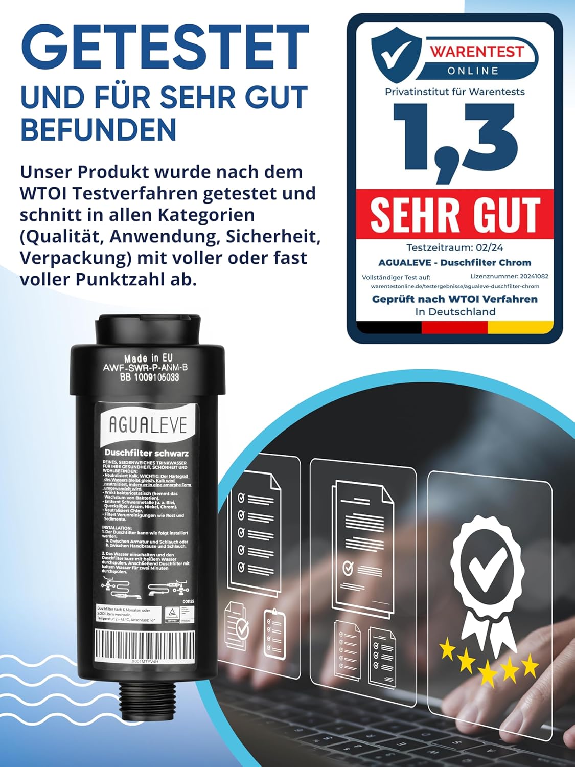 Duschfilter gegen Kalk, Schwermetalle & mehr