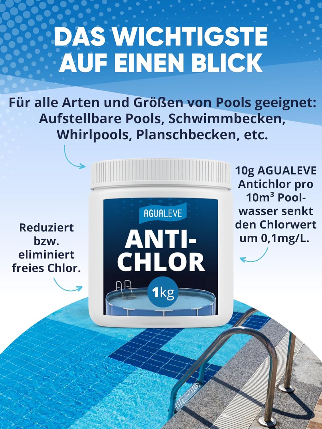 AGUALEVE® Antichlor 1kg