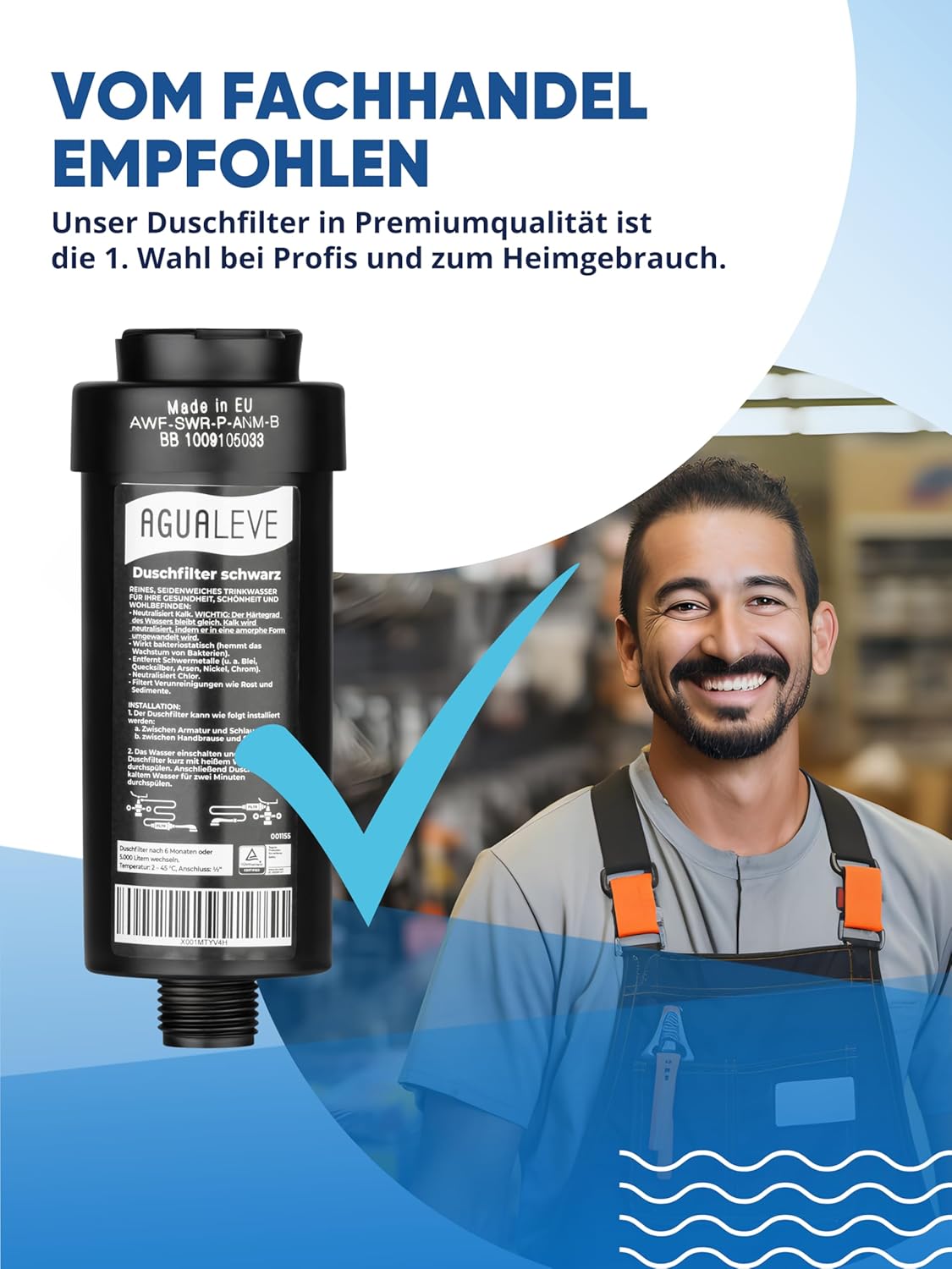 Duschfilter gegen Kalk, Schwermetalle & mehr