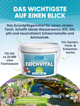 Teichvital (1 kg oder 2,5 kg) ideale Wasserwerte AGUALEVE®