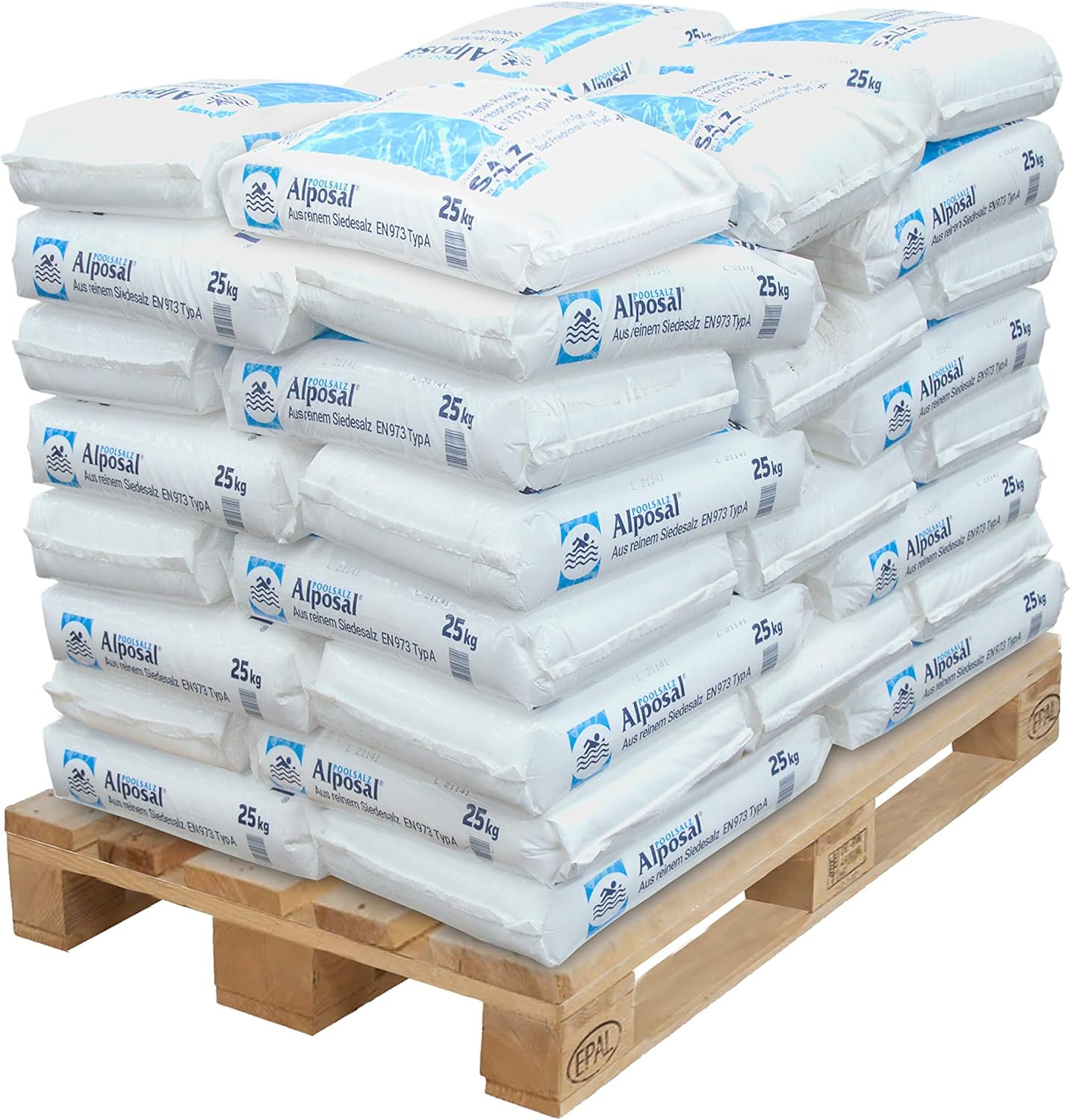ALPOSAL Poolsalz (als 20x 25kg und 40x 25kg erhältlich)