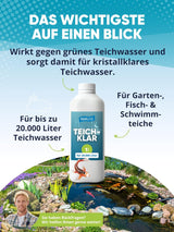Teichklar (1 l oder 5 l ) Teichwasser klar bekommen mit AGUALEVE®