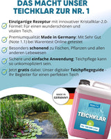 Teichklar (1 l oder 5 l ) Teichwasser klar bekommen mit AGUALEVE®