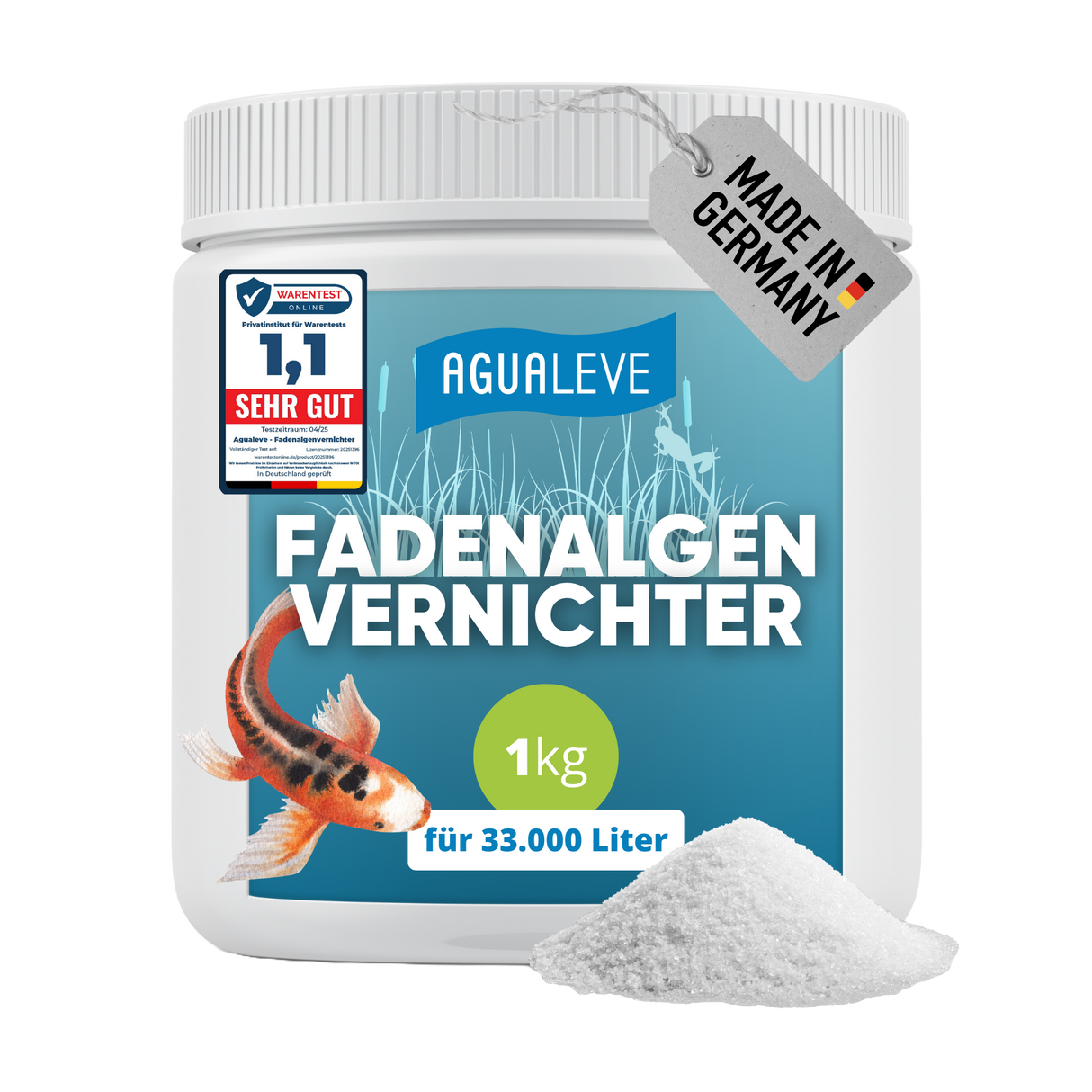 AGUALEVE® Fadenalgenvernichter (als 1 kg und 5 kg erhältlich)