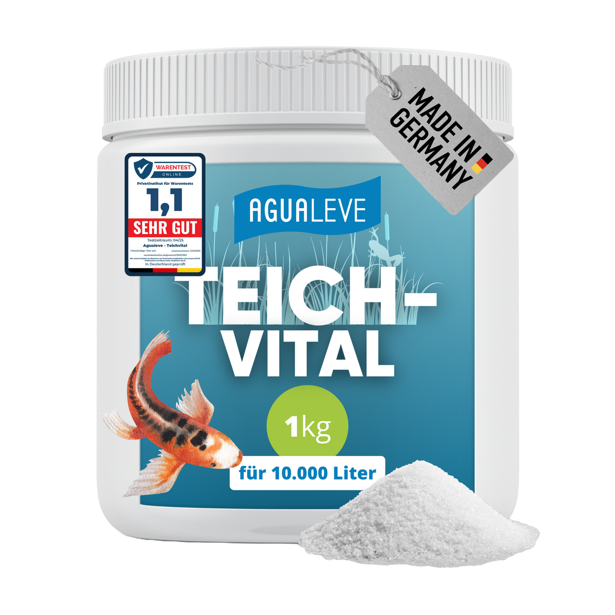 Teichvital (1 kg oder 2,5 kg) ideale Wasserwerte AGUALEVE®