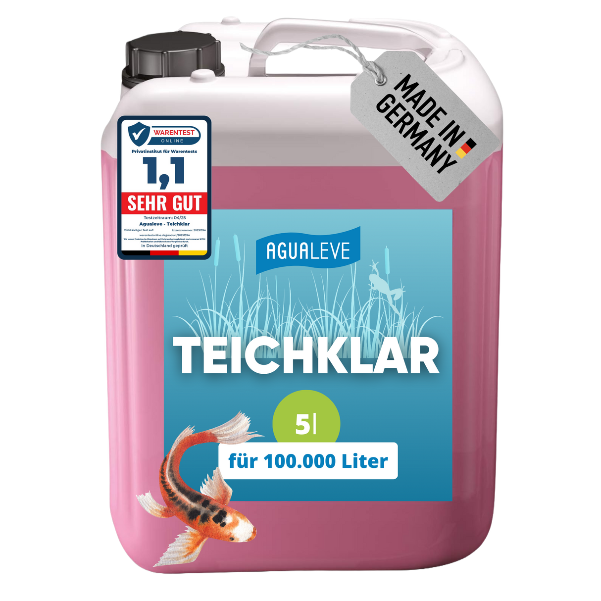 Teichklar (1 l oder 5 l ) Teichwasser klar bekommen mit AGUALEVE®