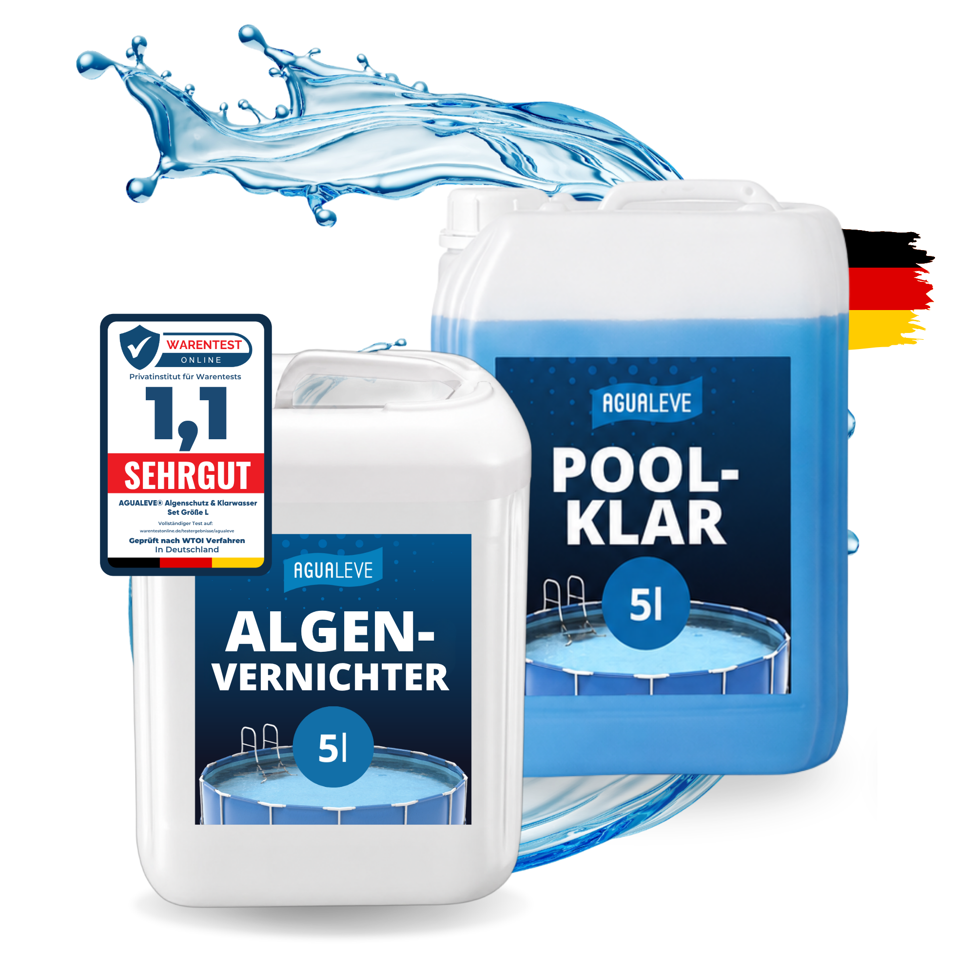 Algenschutz & Klarwasser Set Pool