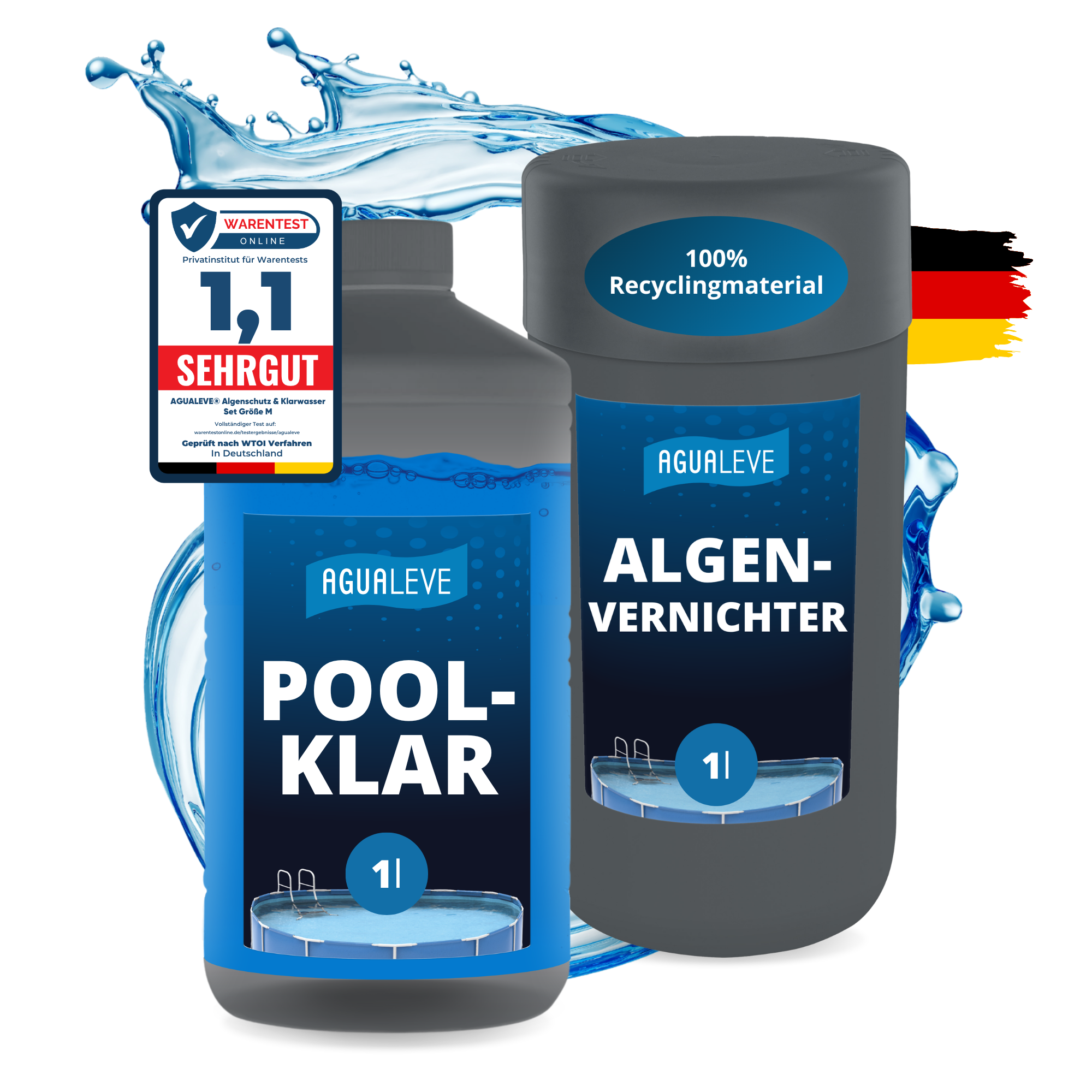 Algenschutz & Klarwasser Set Pool
