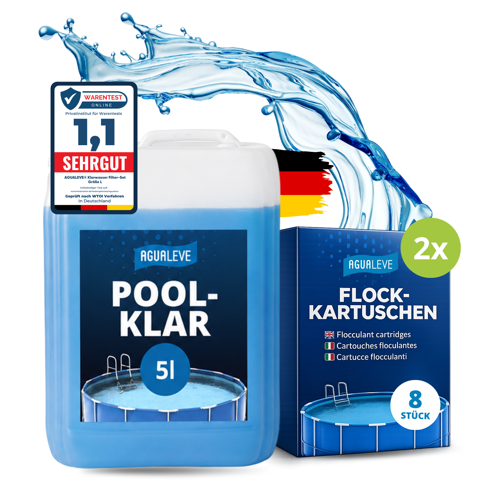 Klarwasser Filter-Set Pool