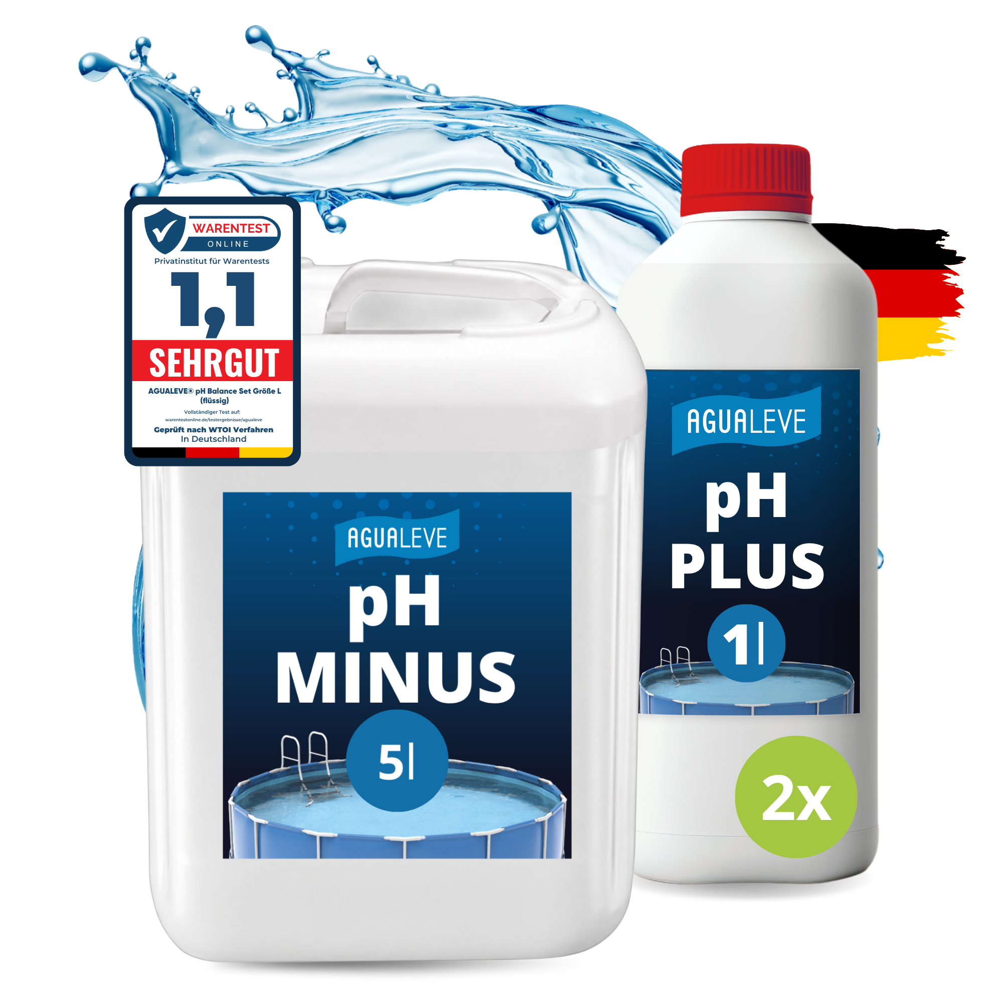 pH Balance Set flüssig Pool