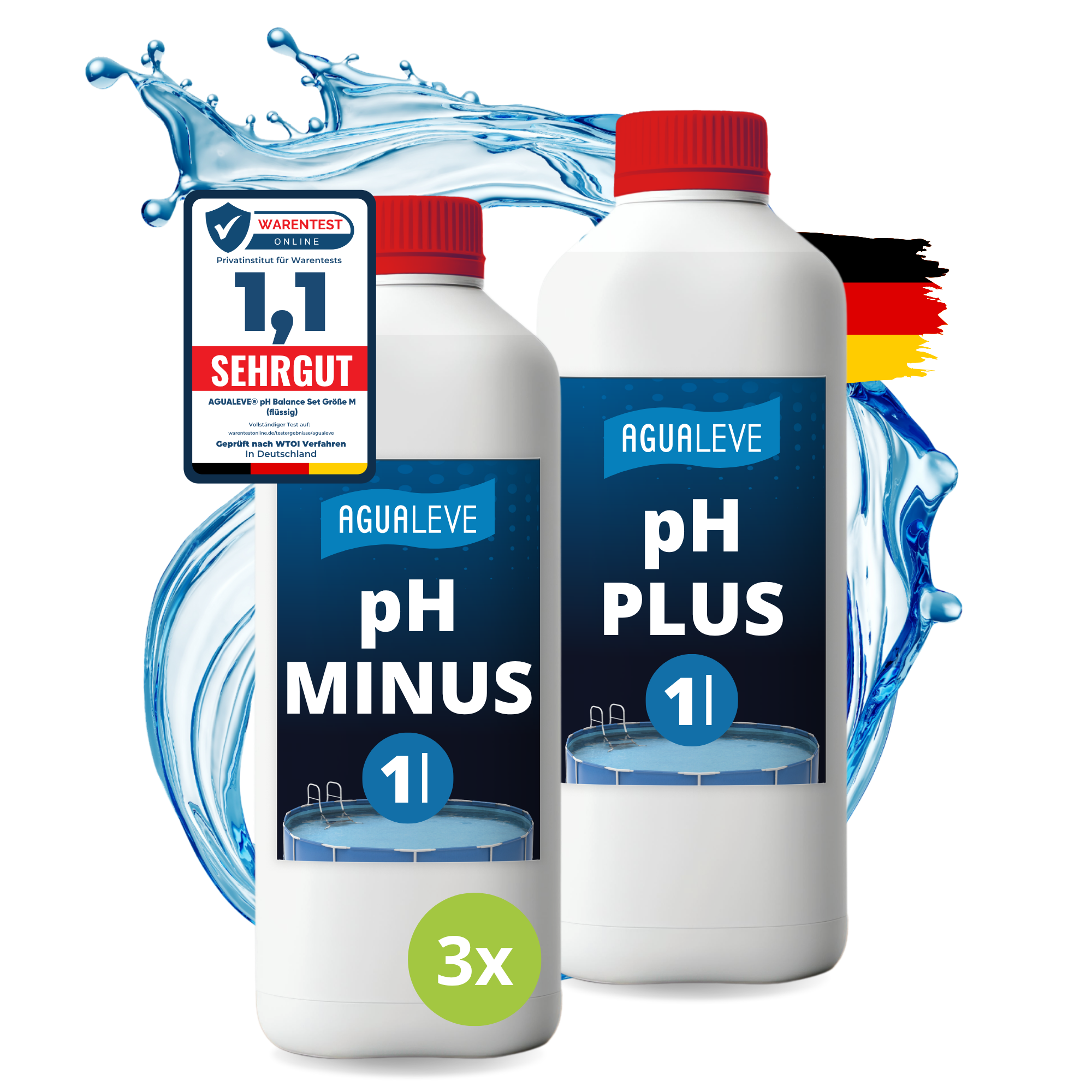 pH Balance Set flüssig Pool