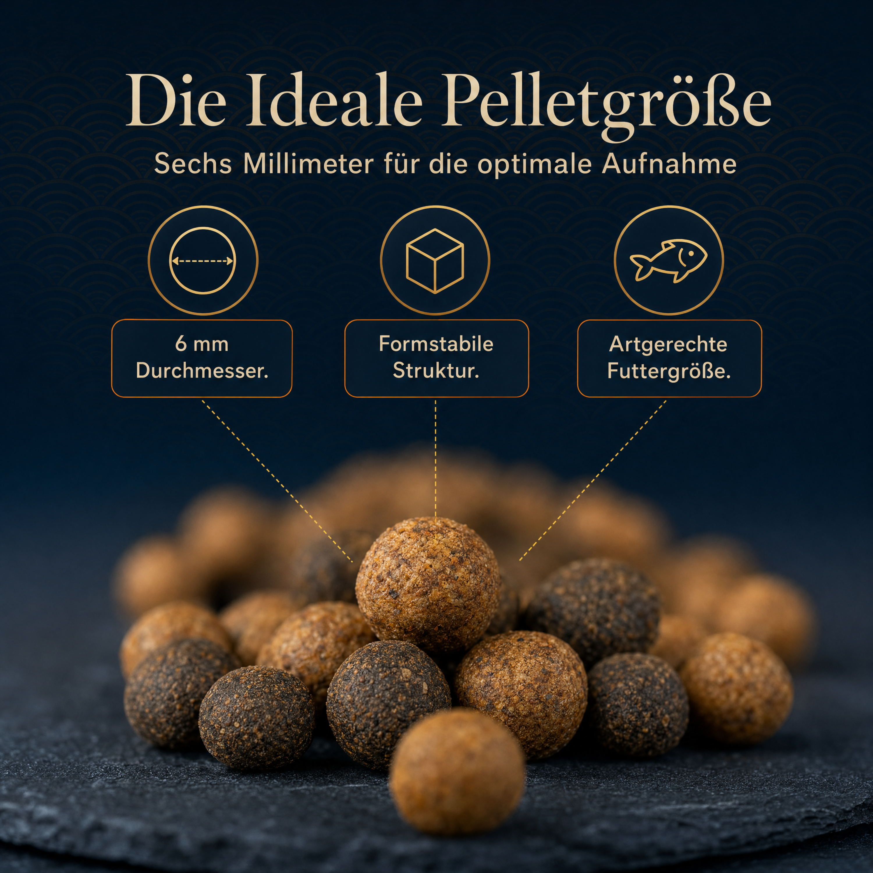 PRO KOI Sommerfutter Mix Ganzjahresmix | schwimmende Pellets 6 mm