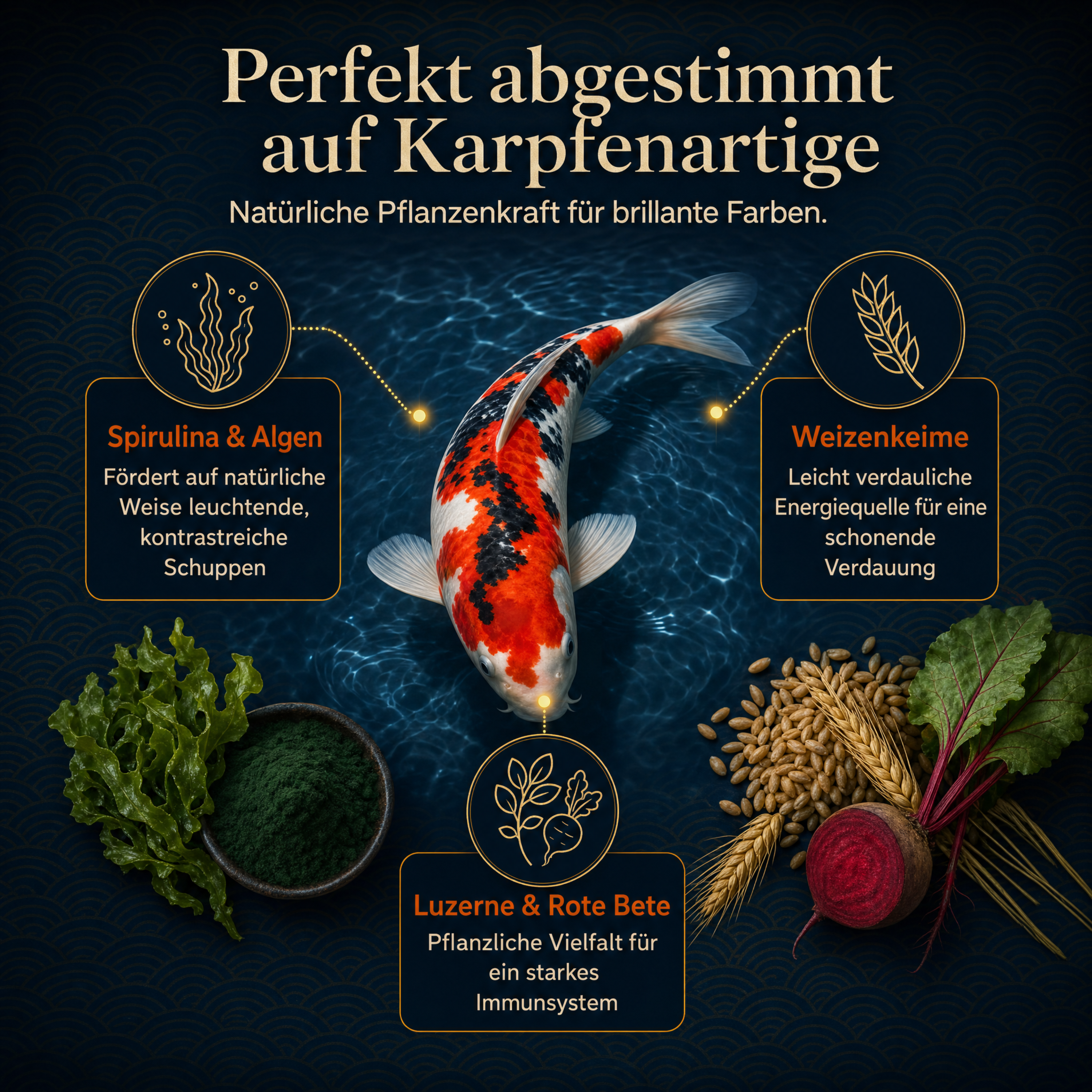 PRO KOI Sommerfutter Mix Ganzjahresmix | schwimmende Pellets 6 mm
