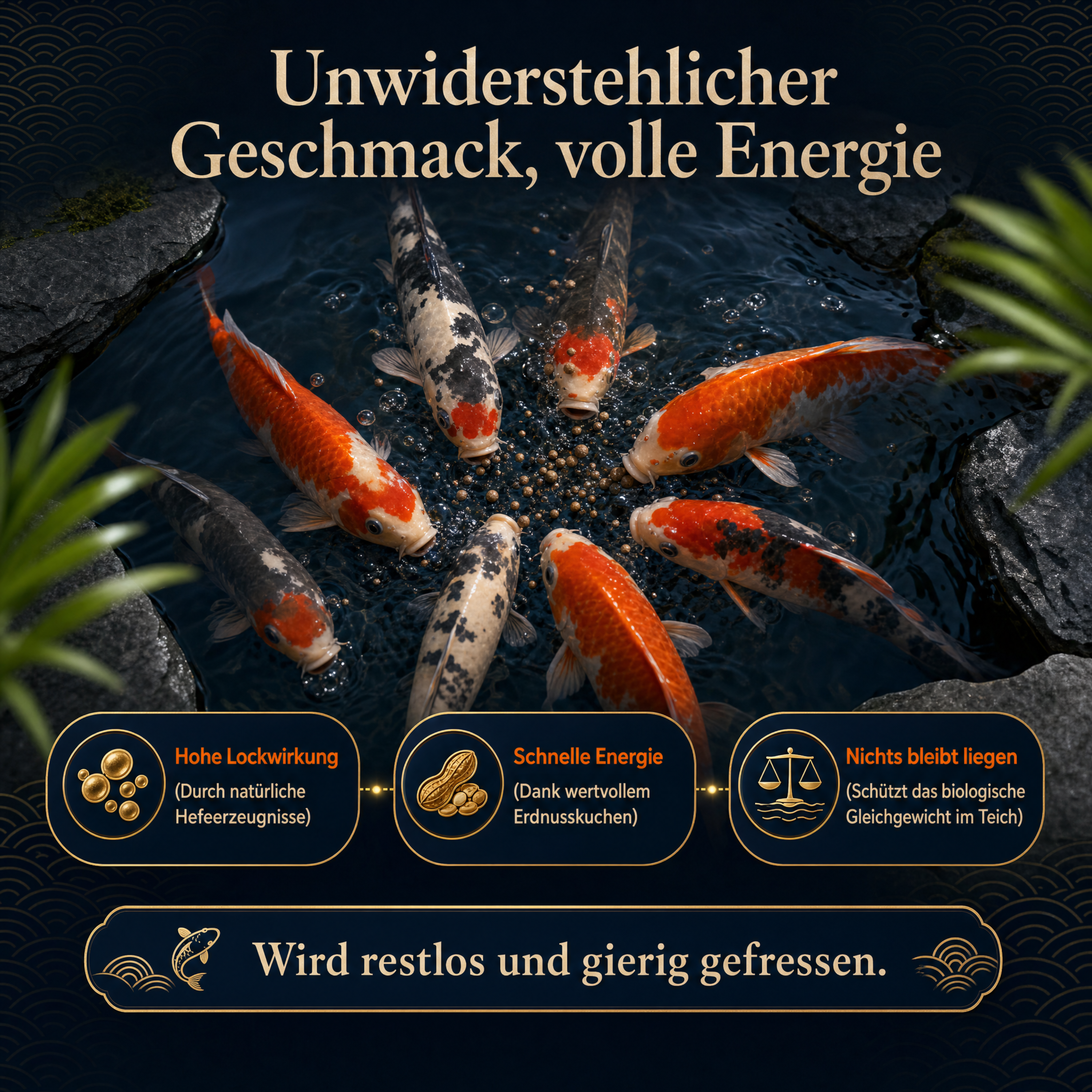 PRO KOI Sommerfutter Mix Ganzjahresmix | schwimmende Pellets 6 mm