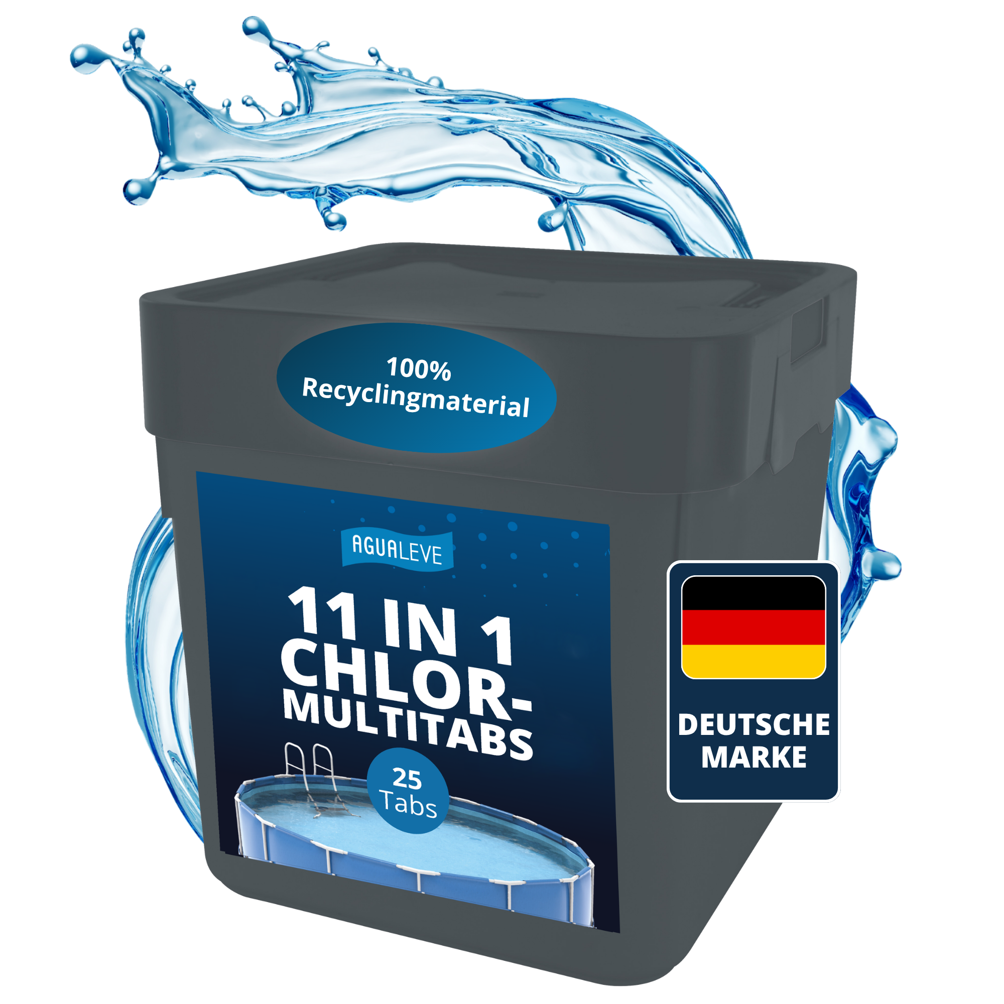 11 in 1 Chlor Multitabs 200g langsamlöslich Pool