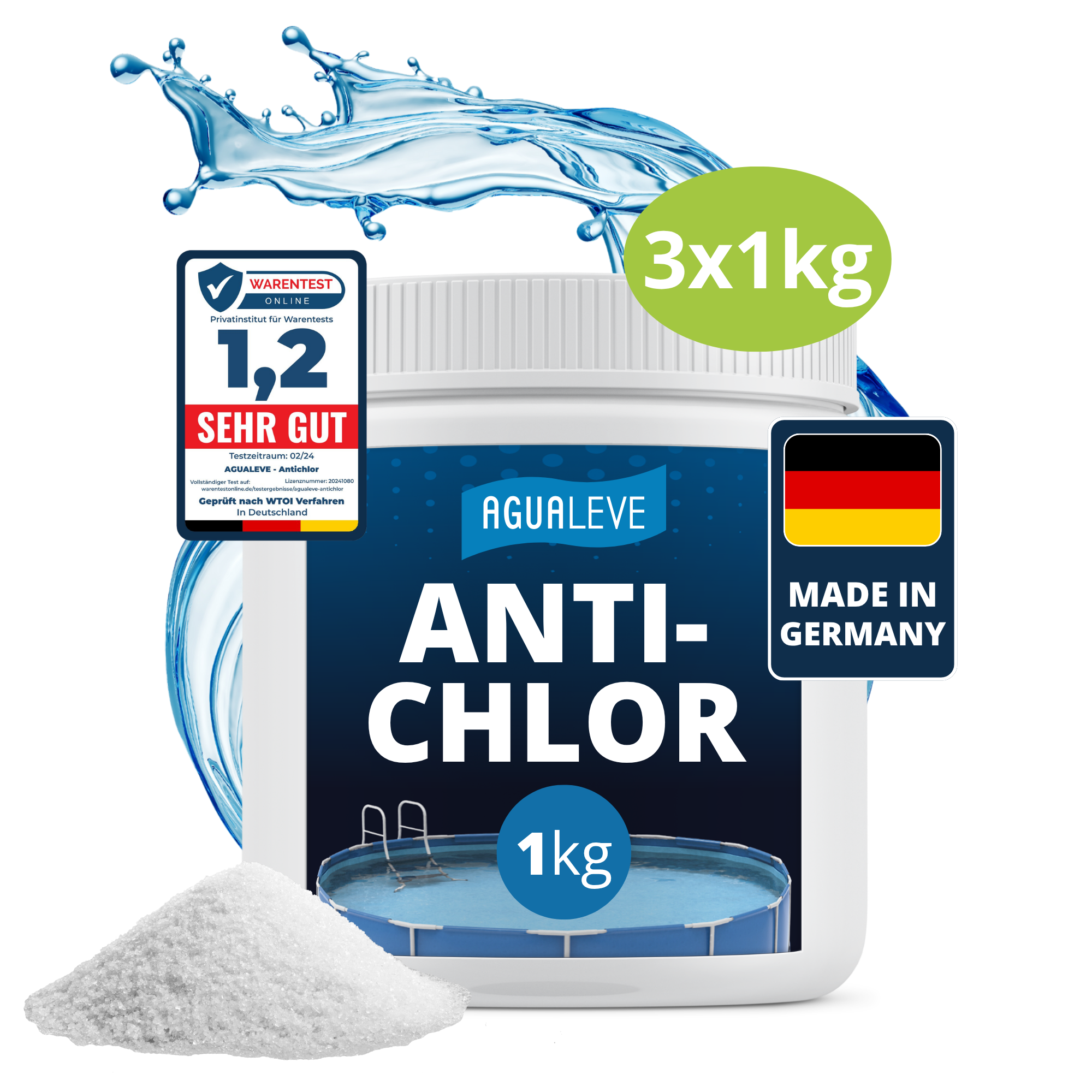 Antichlor Chlorabbau Pool