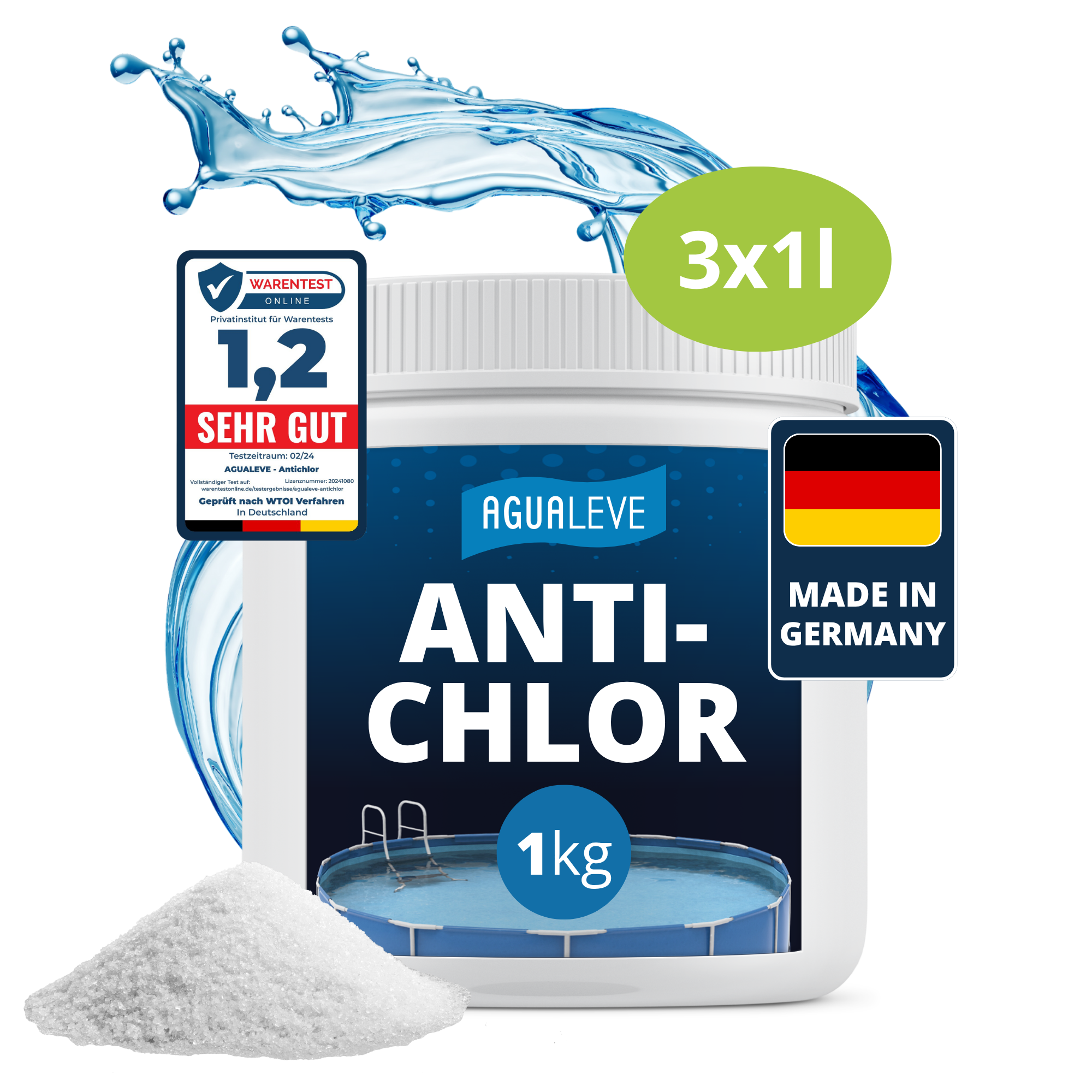 Antichlor Chlorabbau Pool