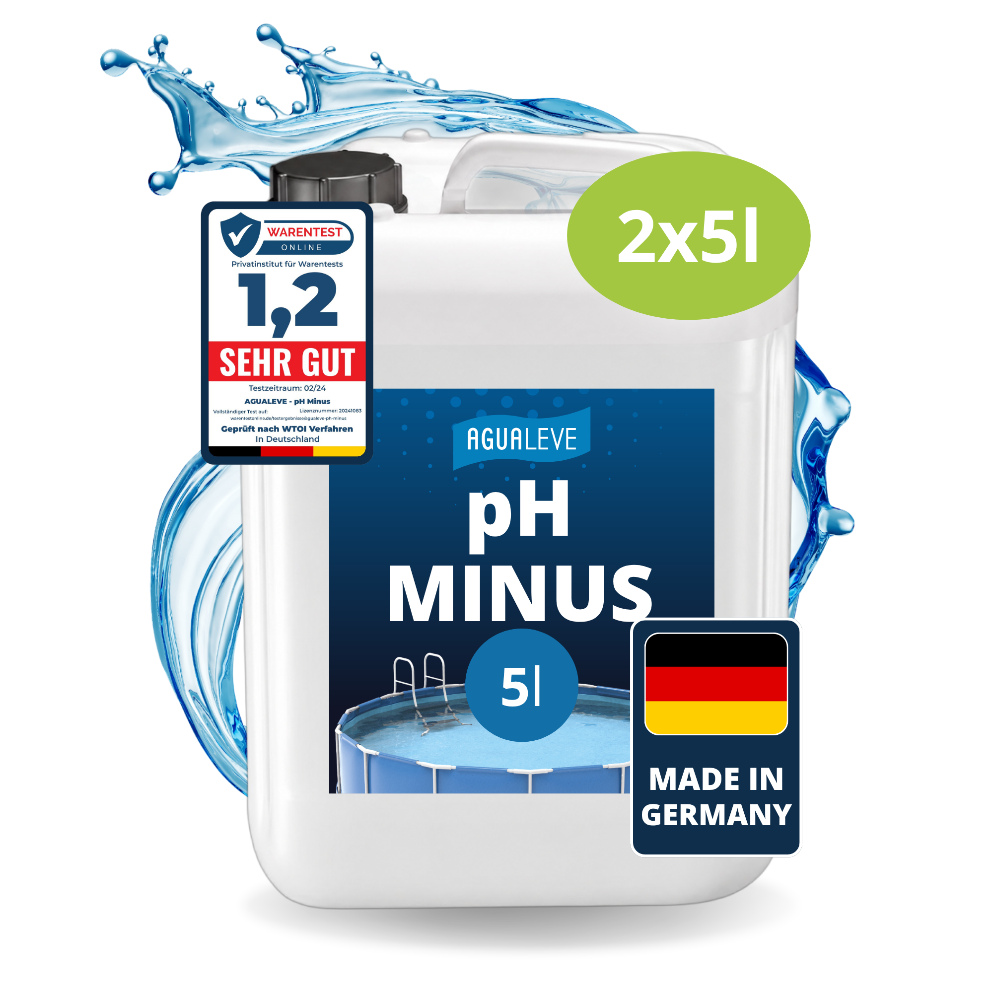pH Minus flüssig Pool
